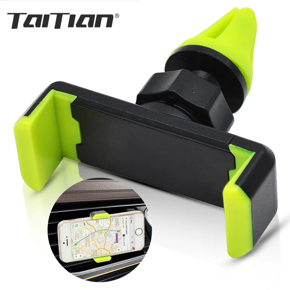 

Taitian 1pc 360 Degree Adjustable Air Vent Mount Holder Car Phone Holder for gps accessories and suction cups for radar detector
