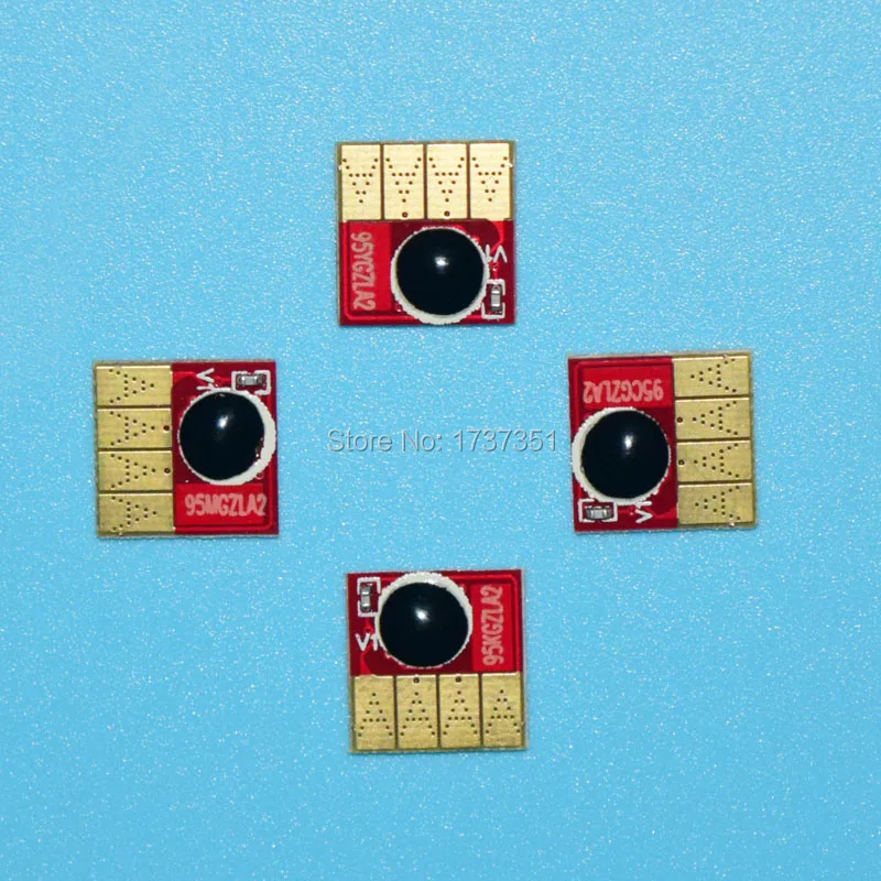 

4PC Auto Reset HP711 711XL Chip for HP Designjet T120 T520 Printer Ciss and Refillable Ink Cartridge
