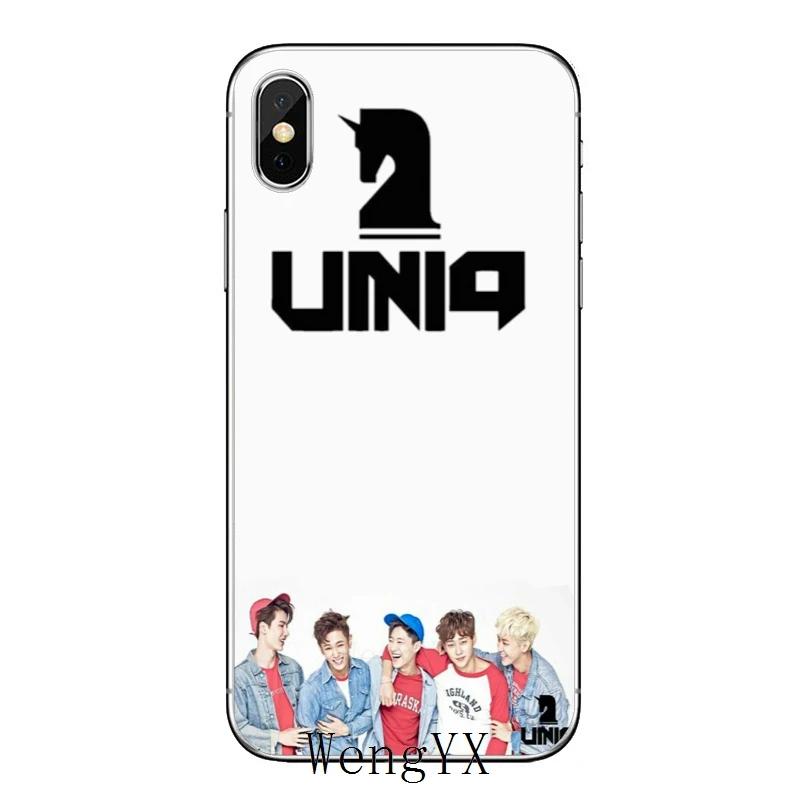 Тонкий мягкий чехол из ТПУ для iPhone X XR XS Max 8 7 6s 6 plus SE 5c 5 4 UNIQ kpop Корейская группа