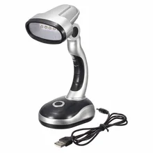 High Quality 12 LED USB Battery Portable Desk Lamp Powered Work Study Table Reading Light Emergency Night Light For Home Dorm