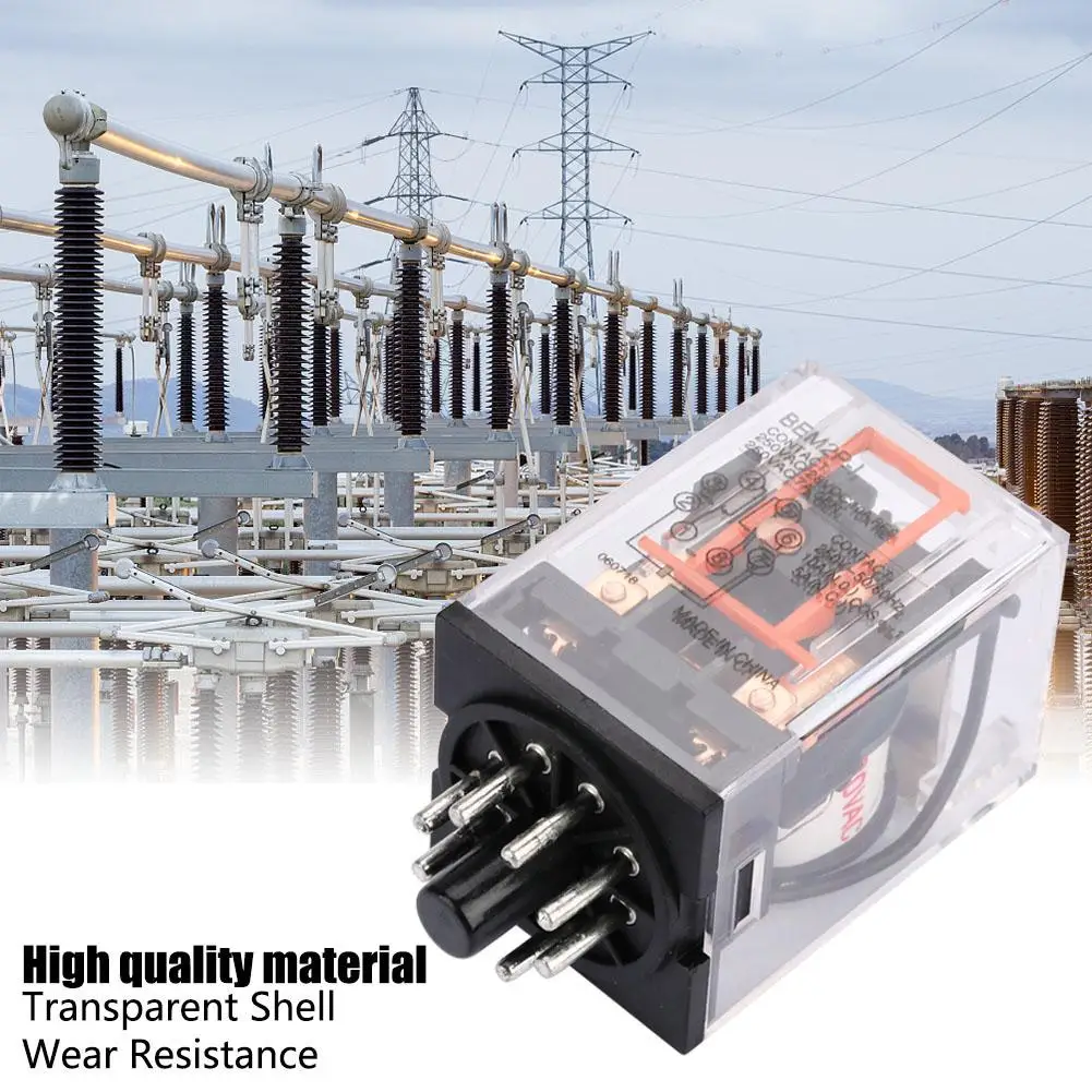 

MK2P-I AC 220V Electric Relay General-purpose Electromagnetic Electric Relay 8 Pins 10A H