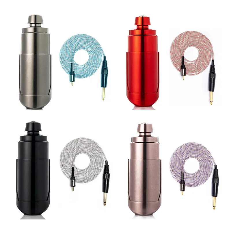

Aluminum Alloy Tattoo Pen RCA Port Short Tattoo-machine for Body Eyebrow CD88