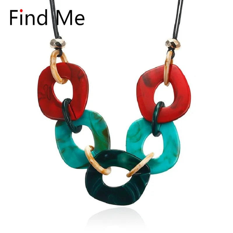 Find Me 2019 новый модный длинный ошейник цепочка Ожерелье чокер кулоны винтажное