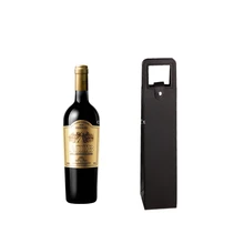 100 шт. красное Вино Сумки Бутылку Кожа PU упаковка Case вина сумки подарок хранения Коробки с ручкой Портативный Барные аксессуары