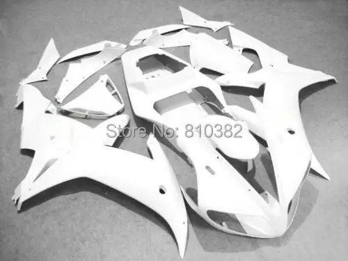 

CUSTOM Motorcycle Fairing kit for YZFR1 02 03 YZF R1 2002 2003 yzfr1 YZF1000 Complete white ABS Fairings set+7gifts YM26