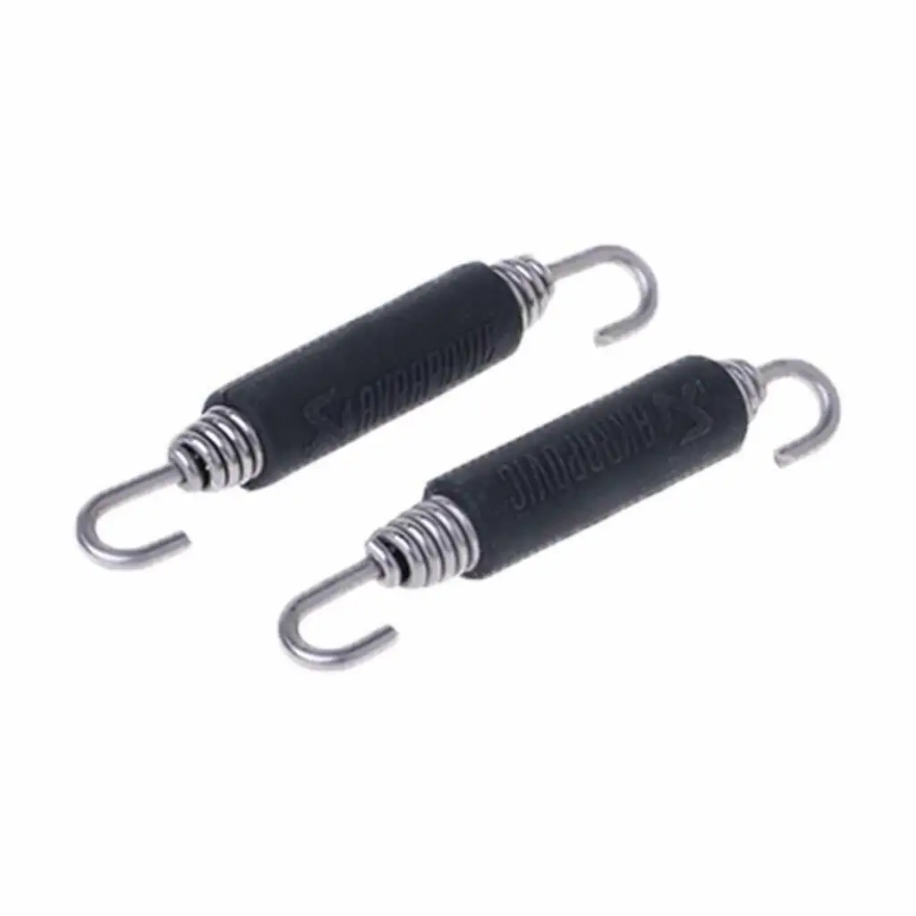 2pcs Motorcycle Exhaust Spring Hooks Modified 85mm Stainless Steel