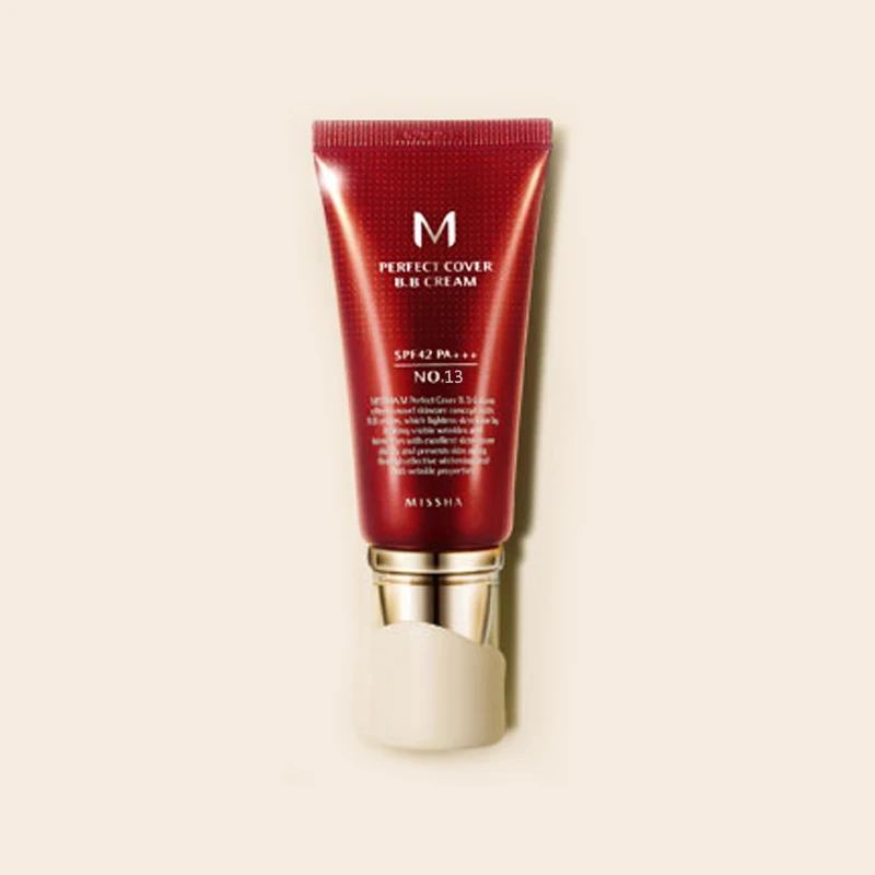 Beli Asli Korea Kosmetik Missha M Perfect Cover BB Cream 50 Ml SPF42 PA + + + (#13 #21, 23, 27, 31) Foundation Makeup CC Cream