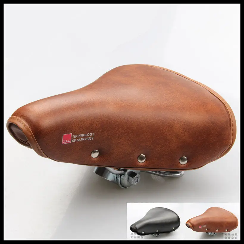 2017 Details about Road Bike Retro vintage Bike City Fixed Gear Bike Cycling Saddle Seatsaddle