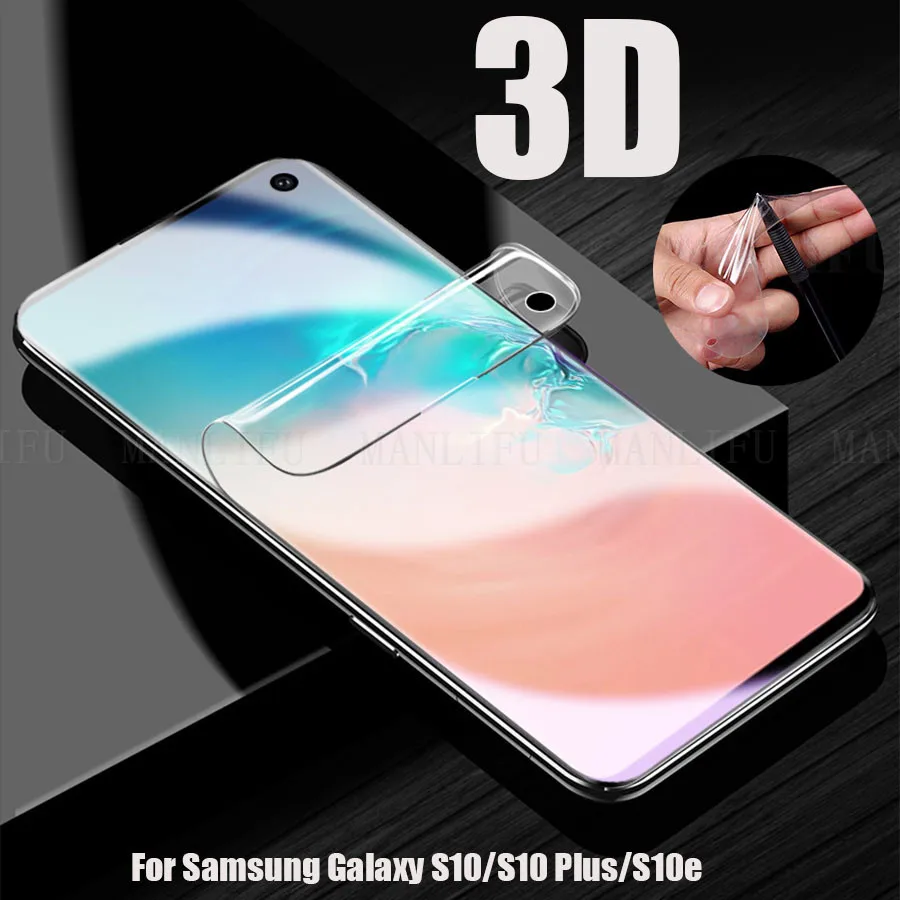 

2Pcs 3D Soft Silicone TPU Clear Film For Samsung Galaxy M20 S10 S10e A9 A8 Plus 2018 S8 S9 S10 Plus Note 8 9 Screen Protector