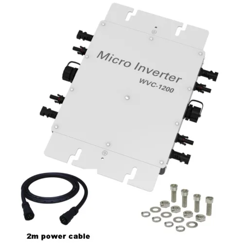 MPPT Micro Grid Tie inverter1200вт чистая синусоида солнечный инвертор 22-50 в DC вход беспроводной связи с 2 м кабель переменного тока