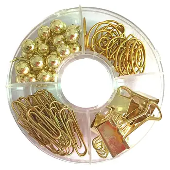 

Affordable 65 PCS Decorative Paper Clips Set,Multi-Kind Push-Pin Map Tacks Long Tail Clip Paper Clip Pin Clip for School,Home
