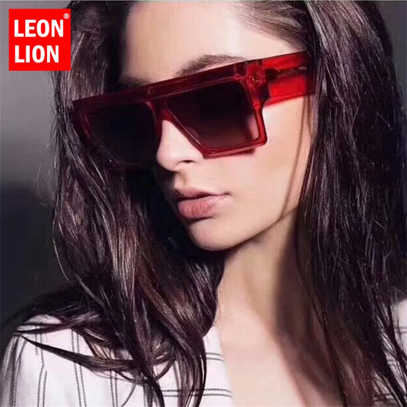 

LeonLion 2020 Simple Square Sunglasses Women Brand Designer Sun Glasses For Women Outdoor Street Beat Oculos De Sol Feminino
