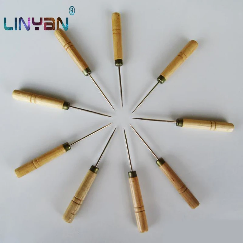 Buy 10 pieces /lot Handwork awl needle DIY NEEDLE HOLE