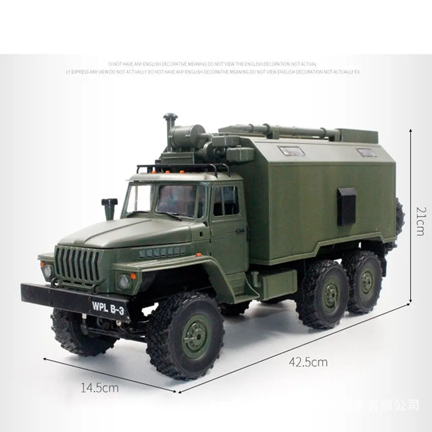 Billige WPL B 36 B36 6WD Rc Ural armee Auto Military fernbedienung rc Lkw Rock Crawler Befehl Fahrzeug RTR VS WPL c24