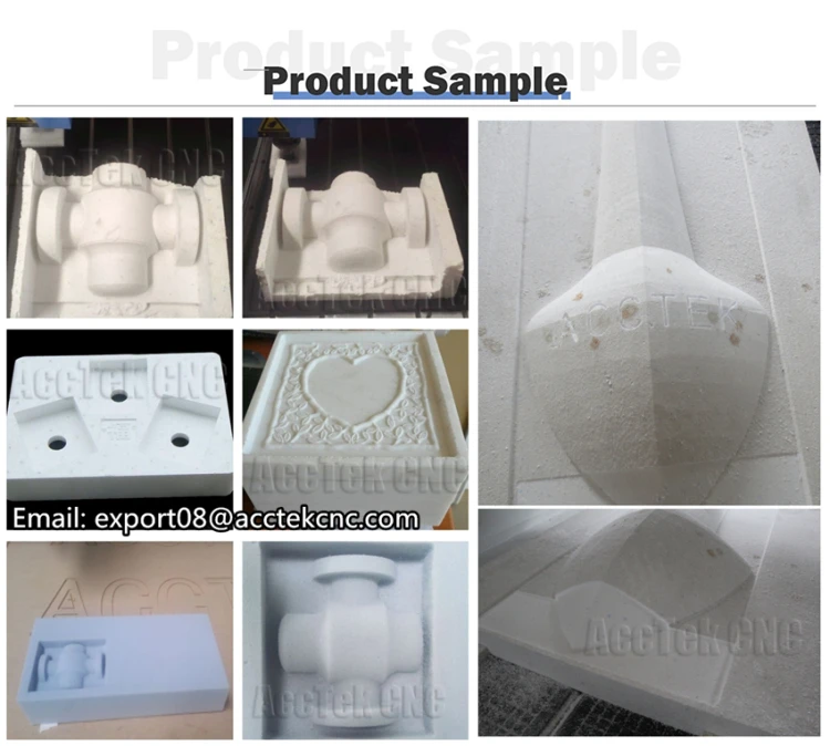 4 axis cnc foam engraving