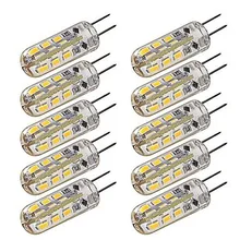 Beeforo 10 sztuk G4 1.5 W 24 SMD 3014 100-120 LM ciepły biały/zimny biały T żarówki corn DC 12 V