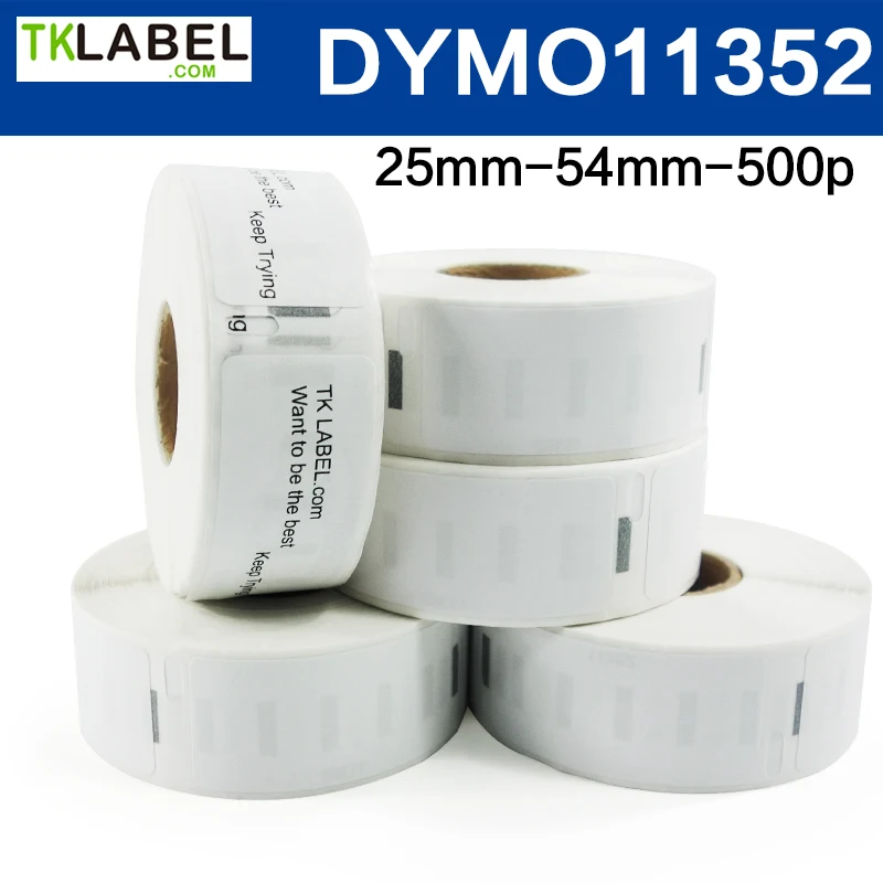 Рулон стикеров Dymo размер 99014 / 99012 99015 11352 11356/4XL совместим с фотографиями|stickers