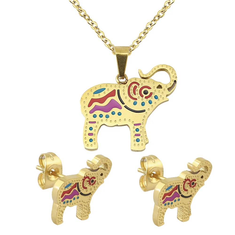2016 Lately Mysterious Indian Jewelry Set Elephant Design Choker