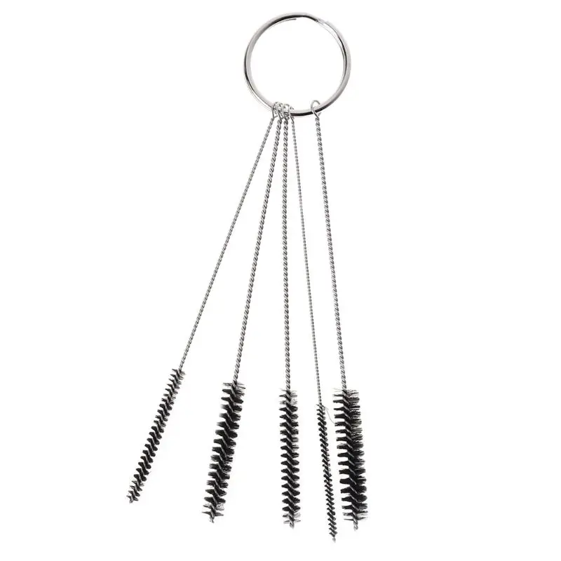 

5PCS Tattoo Airbrush Air Brush Spray Gun Tip New Cleaning Brush Kit Clean Tool