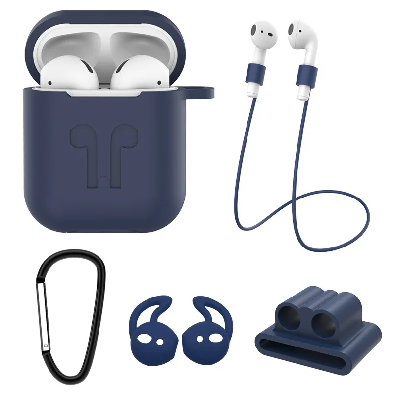 5 шт набор мягкий силиконовый Беспроводной Bluetooth гарнитура зарядки коробка