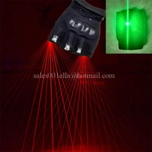 Christmas Decoration Laserman Show Gloves With 3 Pcs Red Lasers With Led Green Palm Light Event & Party Supplies