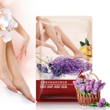 2 пакетов/лот детская маска для пилинга ступней педикюра носки с экстрактом лаванды увлажняющий, отшелушивающий отбеливающий уход за кожей ног TSLM2