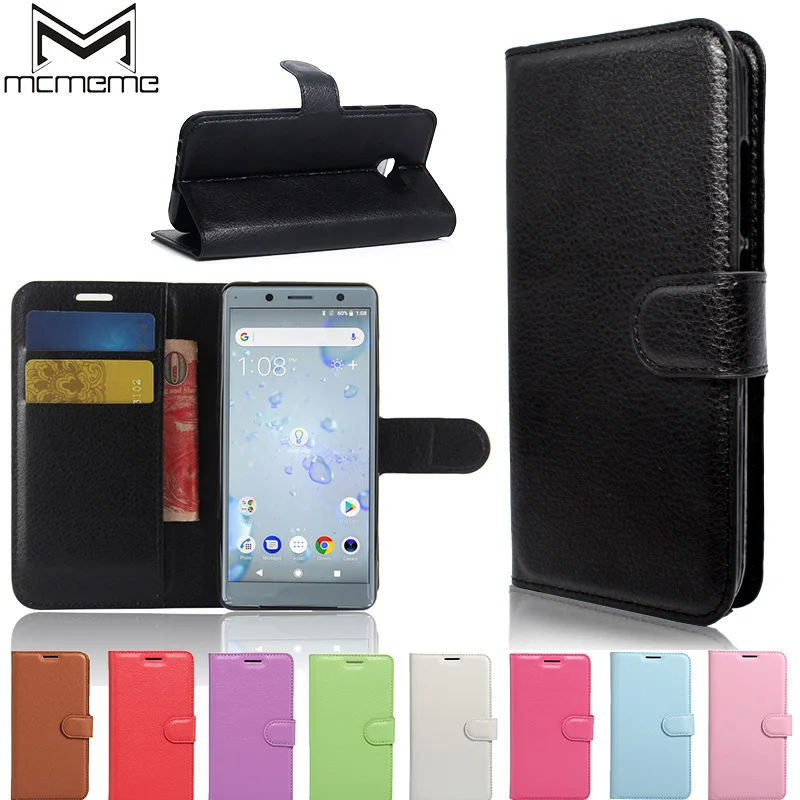 

MCMEME For Sony Xperia XZ2 Case Bag Luxury Flip Wallet PU Leather Card Slot Phone Back Cove For Sony Xperia XZ2 Compact Case