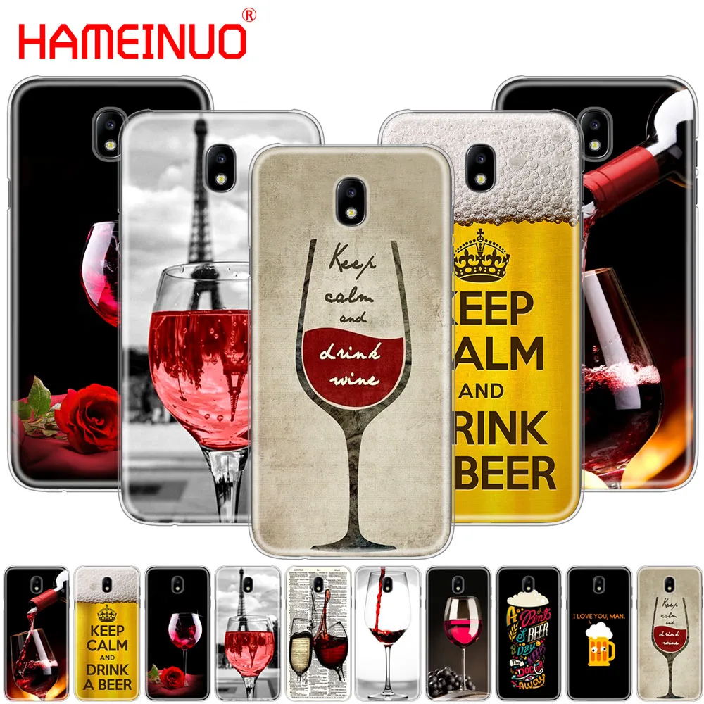 HAMEINUO чехол для телефона с надписью keep calm and drink a bear wine Samsung Galaxy J3 J5 J7 2017 J527 J727 J327 J330 J530