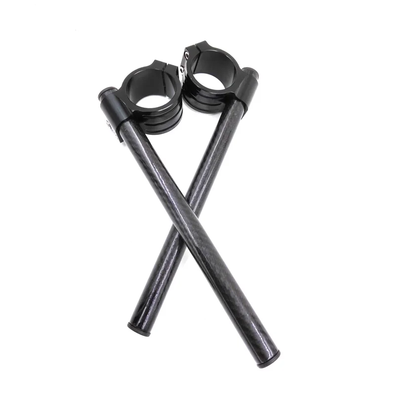 Handlebar Cclip ons 3K Texture Light Complex glossiness Fiber Carbon