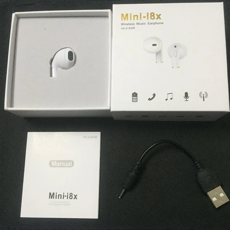 Моно мини Bluetooth наушники с микрофоном Спортивная гарнитура беспроводные микро