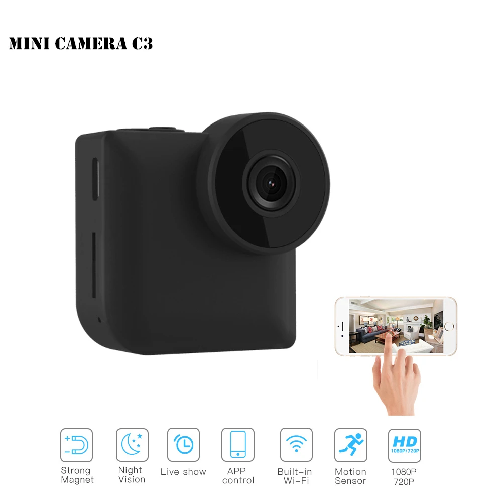 

C3 Mini Camera 1080P HD Camcorder DVR Pen camera Night Vision Motion detection wifi Remote Control Video Recorder Sports cop Cam