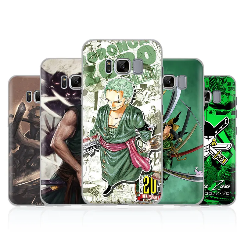 

One Piece Roronoa Zoro Phone Case Cover For Samsung Galaxy S4 S5 S6 S7 Edge S8 S9 Plus Note 8 2 3 4 5 A5 A7 J5 2016 J7 2017
