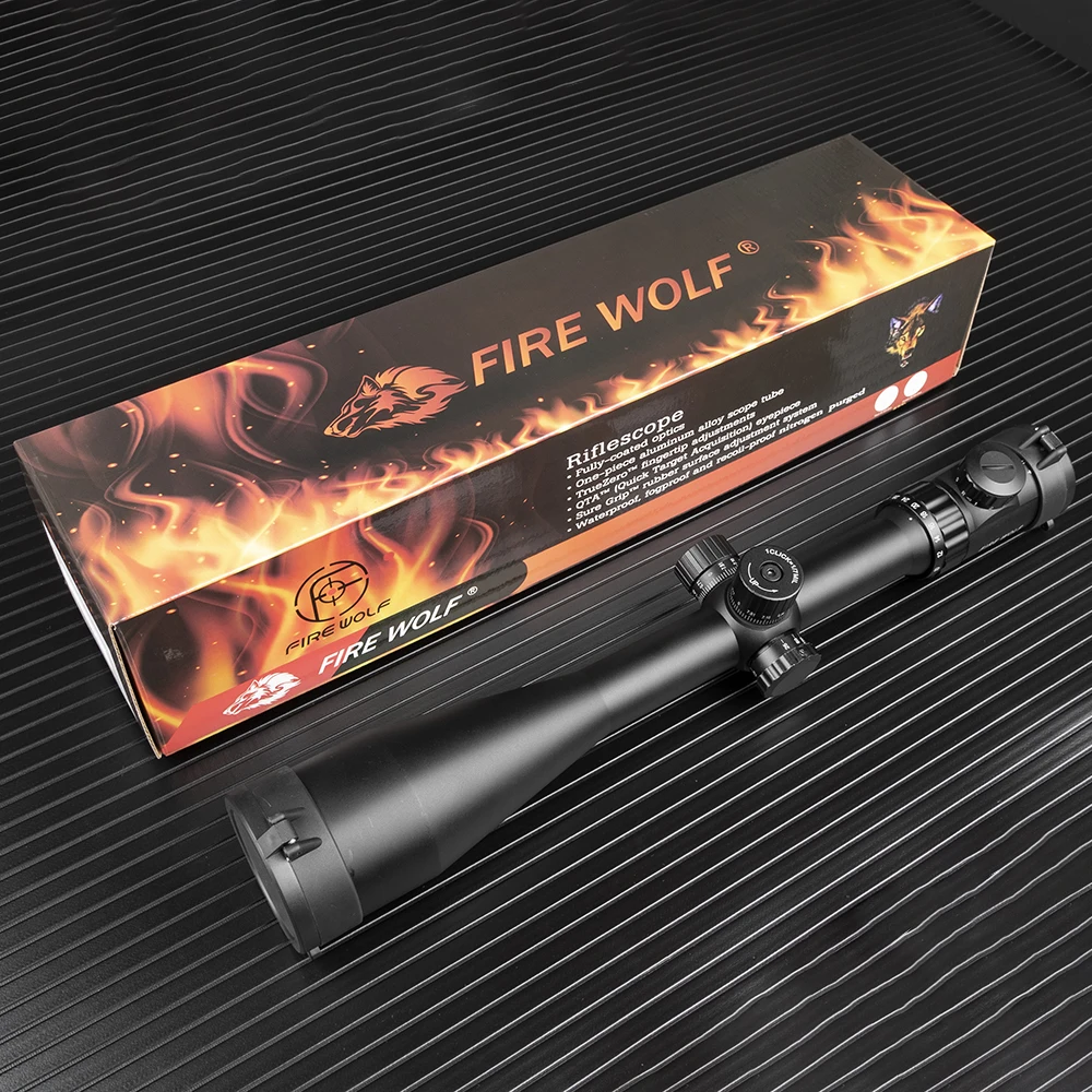 FIRE WOLF 8-32X56E Red Dot Green Sniper Scope компактные охотничьи прицелы с 20 мм/11 мм рельсовыми креплениями пневматическая винтовка с оптическим прицелом