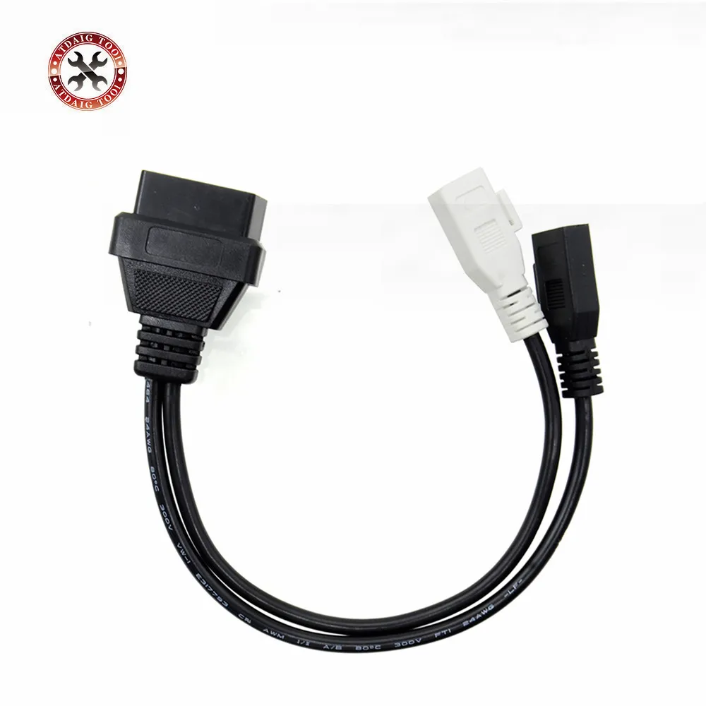 Factory Sale OBD OBD2 Car Diagnostic Adapter For A udi 2X2Pin to OBD2 ...