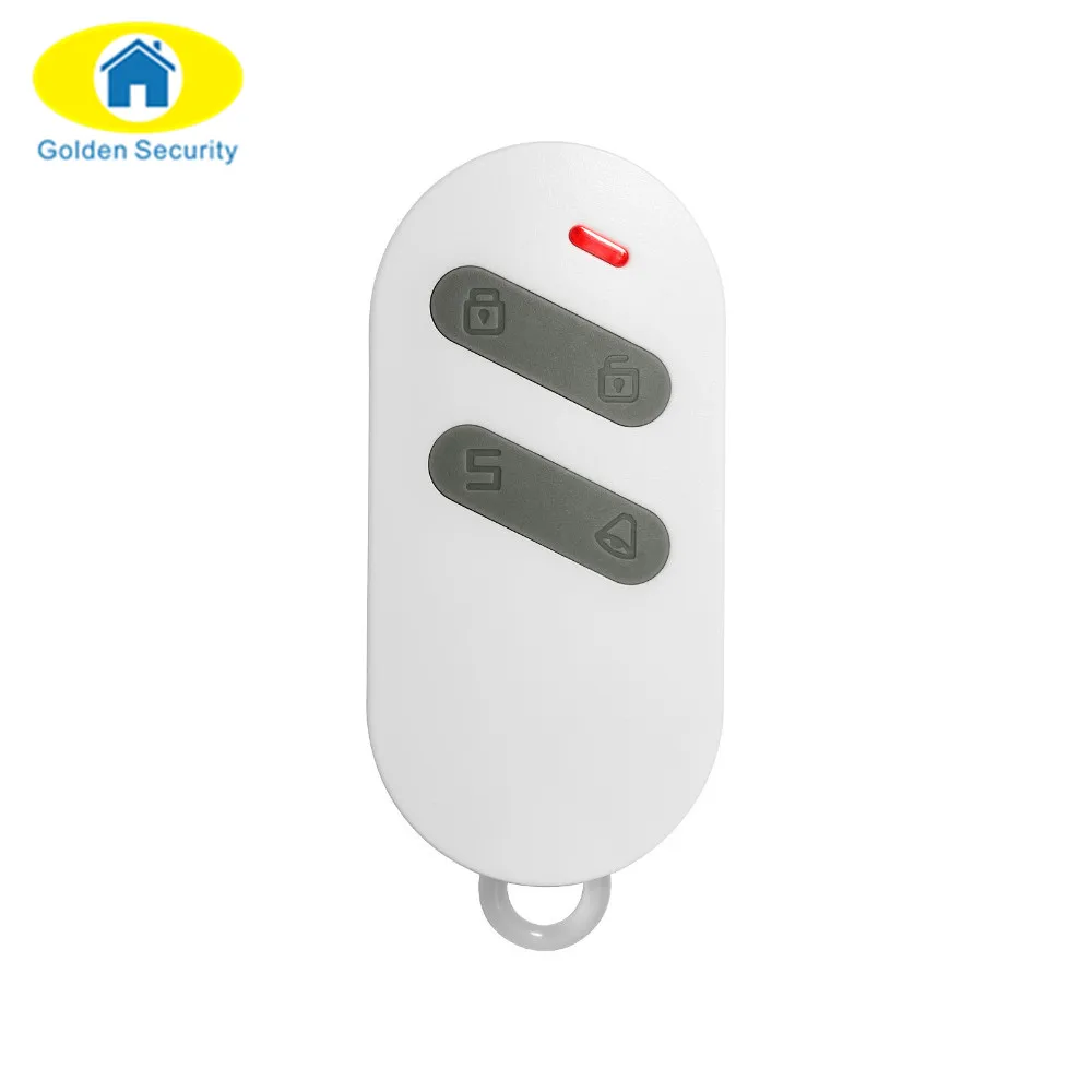 Golden Security arrival 433Mhz keychain Alarm Remote Control for alarm