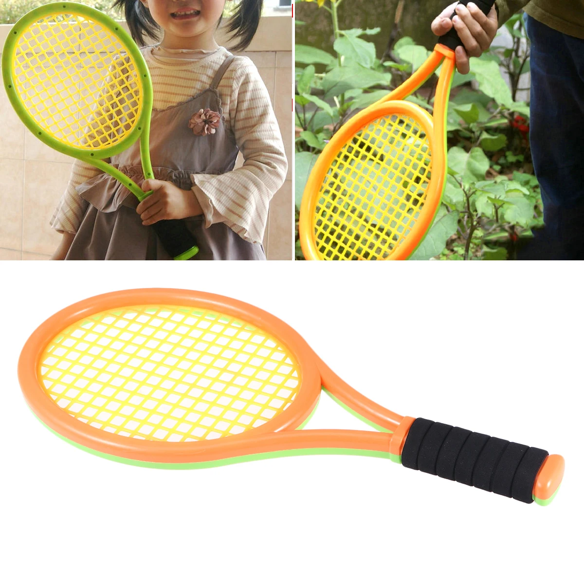 1 пара ракетки ABS прочный веселый безопасный для родителей и детей ракетки для бадминтона реквизит для игры теннисные инструменты для пляжа спорта на открытом воздухе школы