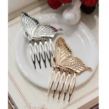 1 шт. модные стильные шпильки для женщин и девочек сплав расческа для волос бабочка головные уборы летние пластинки новые гаджеты