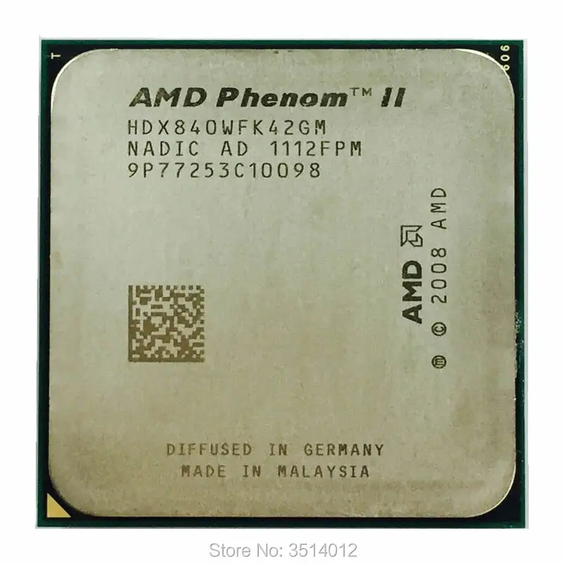 Четырехъядерный процессор AMD Phenom II X4 840 3 2 GHz HDX840WFK42GM Socket AM3|socket am3|phenom ii x4 840phenom |