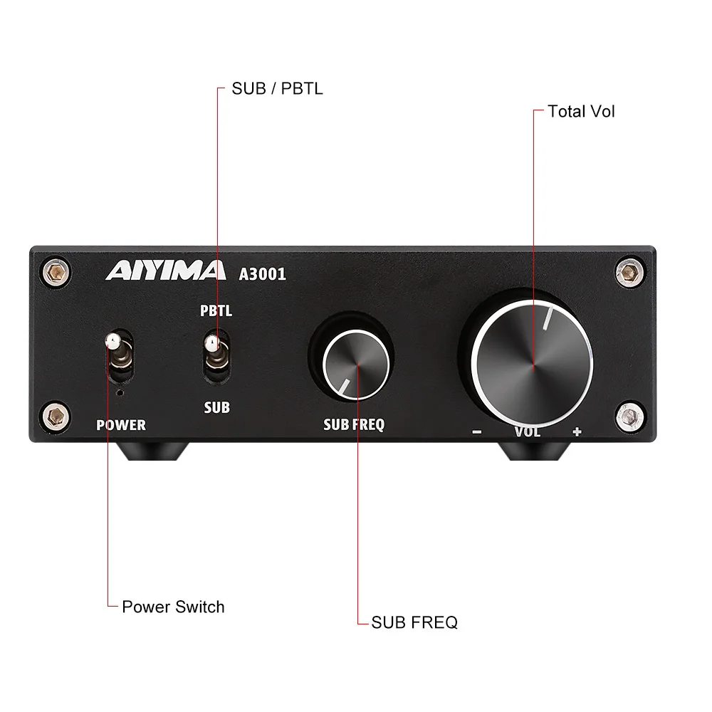 AIYIMA TPA3255 сабвуфер усилитель мощности динамика 300 Вт моно Hifi домашний аудио NE5532 OP