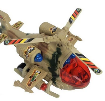 

Universal electric toy helicopter aircraft combat aircraft light music function