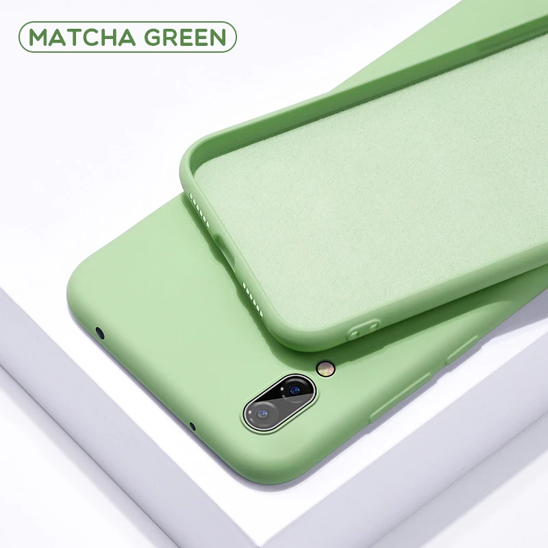 

Original Liquid Silicone Case For Xiaomi Mi 9 8 SE Mi8 Lite A2 6X Official Case On Redmi Note 7 Pro Redmi7 Y3 Redmi Note 7 Case