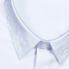 Новая Летняя мода masklike вышивка воротник мужской рубашка с длинными рукавами Повседневная певица костюмы