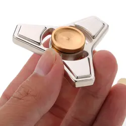 20 шт./лот Спиннеры колеса анти-стресс мини-металлическая рука Spinner Алюминий Непоседа игрушки для аутизма и СДВГ Tri-Spinner бесплатная доставка DHL