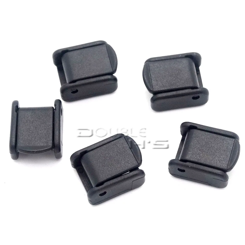 3/8" bing Plastic Cam Lock Buckle Black Toggle Clip Backpack Straps
