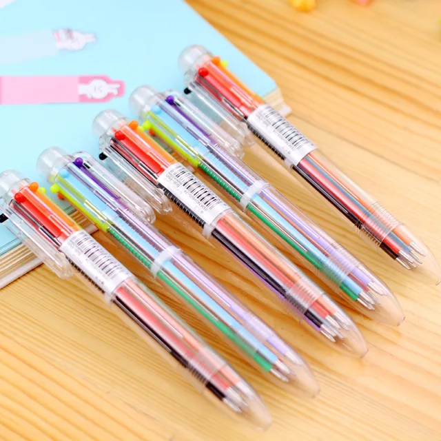Special Price 10 pcs/lot New Arrival Novelty Multicolor Ballpoint Pen Multifunction 6 in1 Colorful Stationery Creative School Supplies Special Price 10 pcs/lot New Arrival Novelty Multicolor Ballpoint Pen Multifunction 6 in1 Colorful Stationery Creative School Supplies