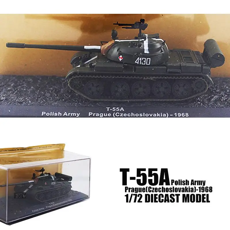 

T-55A Polish Army Prague(Czechoslovakia)-1968 1/72 DIECAST MODEL TANK IXO