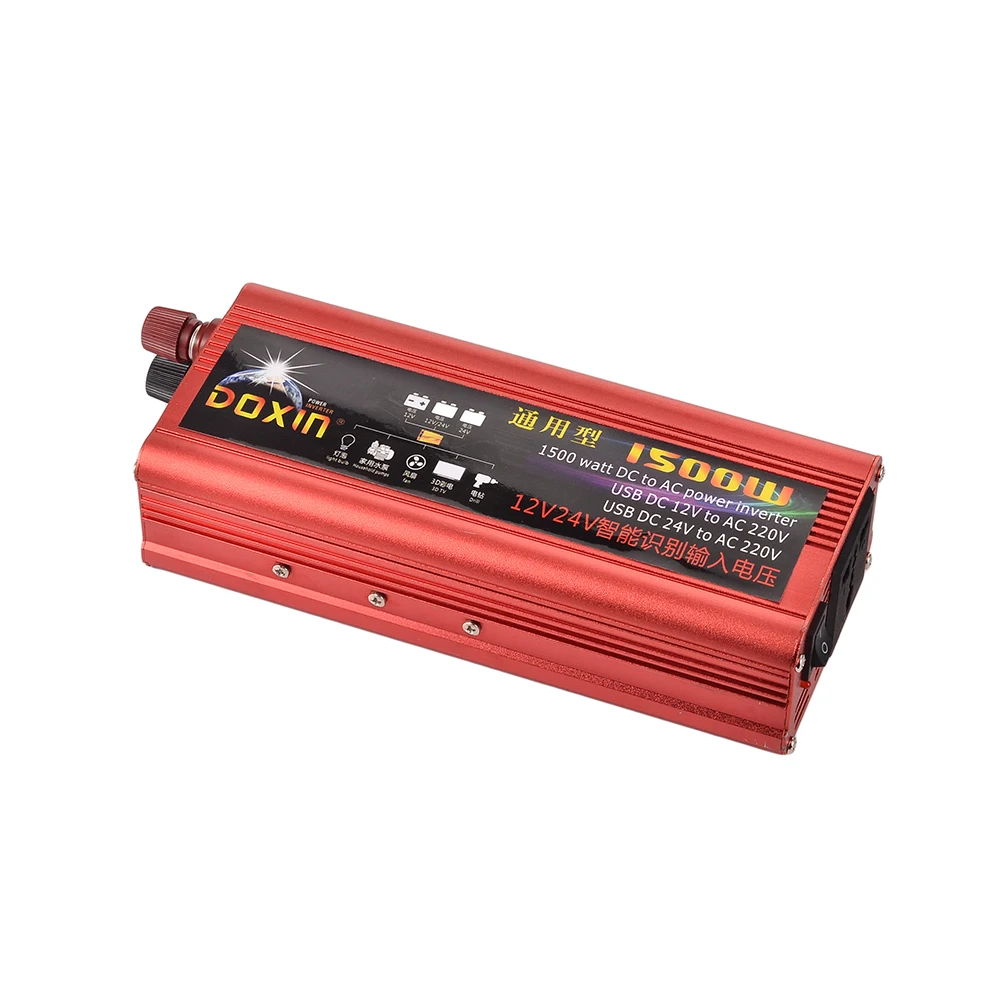 

Hot Sale Automobile Power Inverter DC 12V/24V to AC 220V Modified Sine Wave Power Inverter Adapter