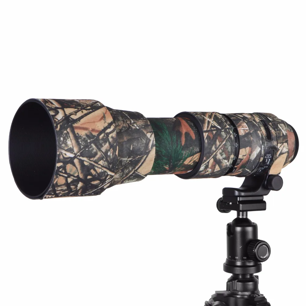 Contemporary Rubber Camouflage Neoprene Lens Coat Waterproof Lens Protective Coat Cover Camo Case For Sigma 150-600mm C version (9)