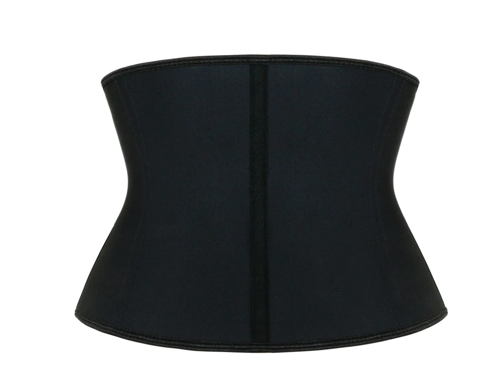 NB1512_01 Atbuty Waist Trainer 9 Inches Shot Torso Latex Waist Training Corset 9 Steel Boned hooks Body Shaper (9)