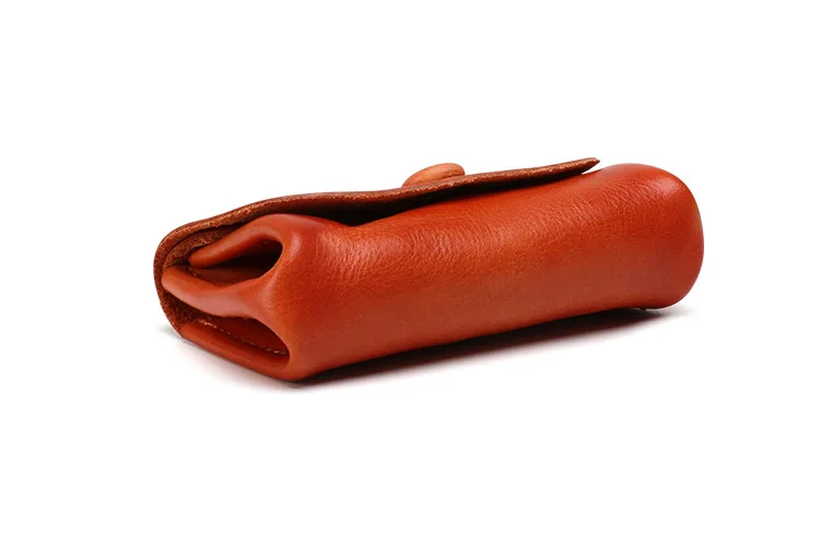 Портмоне растительного дубления кожаный Ретро ручной работы кожаный кошелек многофункциональный маленький кошелек хранилище сумка для монет